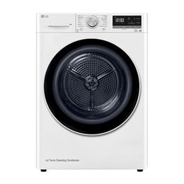 LG džiovyklė 9kg | RH9 serijos  | C | Baltas| DUAL Inverter Heat Pump | WiFi | Auto Cleaning Condenser | Smart Pairing | RH90V9AV4N2