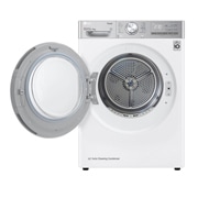 LG džiovyklė 9kg | RH9 serijos | C | Baltas | DUAL Inverter Heat Pump | WiFi | Auto Cleaning Condenser | Smart Pairing | RH90V9AV2QR , Kairė, RH90V9AV2QR, thumbnail 2
