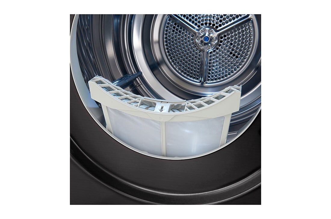 LG džiovyklė 9kg | RH9 serijos  | C | Juoda |DUAL Inverter Heat Pump | WiFi | Auto Cleaning Condenser | Smart Pairing | RH90V9JV2N , RH90V9JV2N, RH90V9JV2N, thumbnail 8