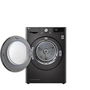 LG džiovyklė 9kg | RH9 serijos  | C | Juoda |DUAL Inverter Heat Pump | WiFi | Auto Cleaning Condenser | Smart Pairing | RH90V9JV2N , RH90V9JV2N, RH90V9JV2N, thumbnail 2