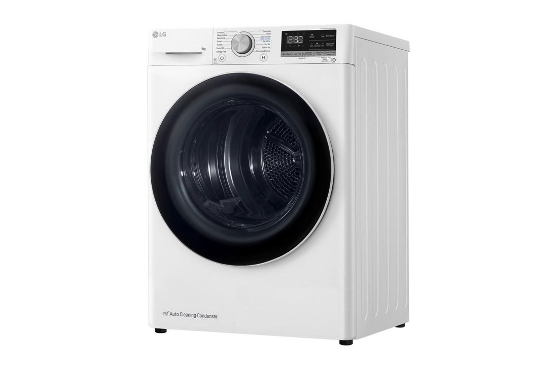 LG džiovyklė 9kg | RH9 serijos  | C | Baltas| DUAL Inverter Heat Pump | WiFi | Auto Cleaning Condenser | Smart Pairing | RH90V9AV4N, RH90V9AV4N, thumbnail 7