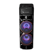 LG XBOOM RNC9, Vaizdas 45 laipsnių kampu iš viršaus su mėlynu apšvietimu, RNC9, thumbnail 2