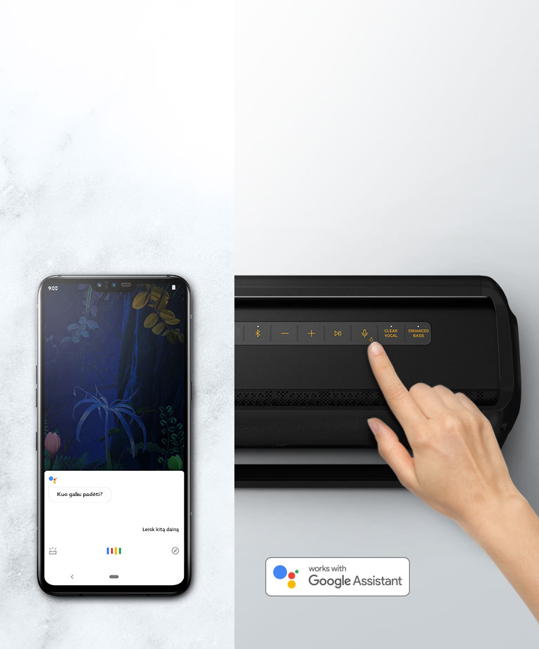 Nuotolinis valdymas balso komanda