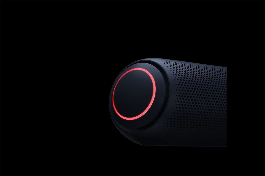 LG XBOOM Go PL5 kolonėlė, „XBOOM Go“ su apskritiminiu raudonu apšvietimu, nukreiptas į viršutinį kairįjį kampą., PL5, thumbnail 13
