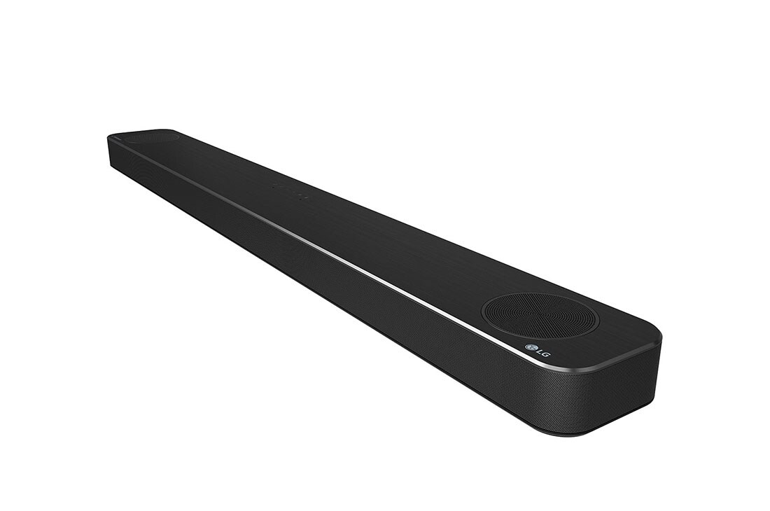 LG 3.1.2 kanalų „SoundBar“ garso sistema su „Dolby Atmos“ ir 380W galios garso išvestimi, Įstrižas vaizdas dešinei pusei esant priekyje, SN8Y, thumbnail 7