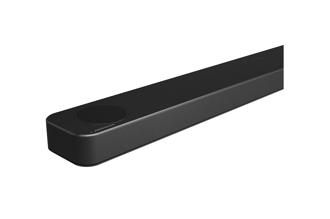 LG 3.1.2 kanalų „SoundBar“ garso sistema su „Dolby Atmos“ ir 380W galios garso išvestimi, kairės pusės vaizdas stambiu planu, SN8Y, thumbnail 8