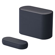 LG horizontalusis garsiakalbis QP5, Įstrižinis horizontaliojo garsiakalbio ir žemadažnio garsiakalbio vaizdas, QP5, thumbnail 2