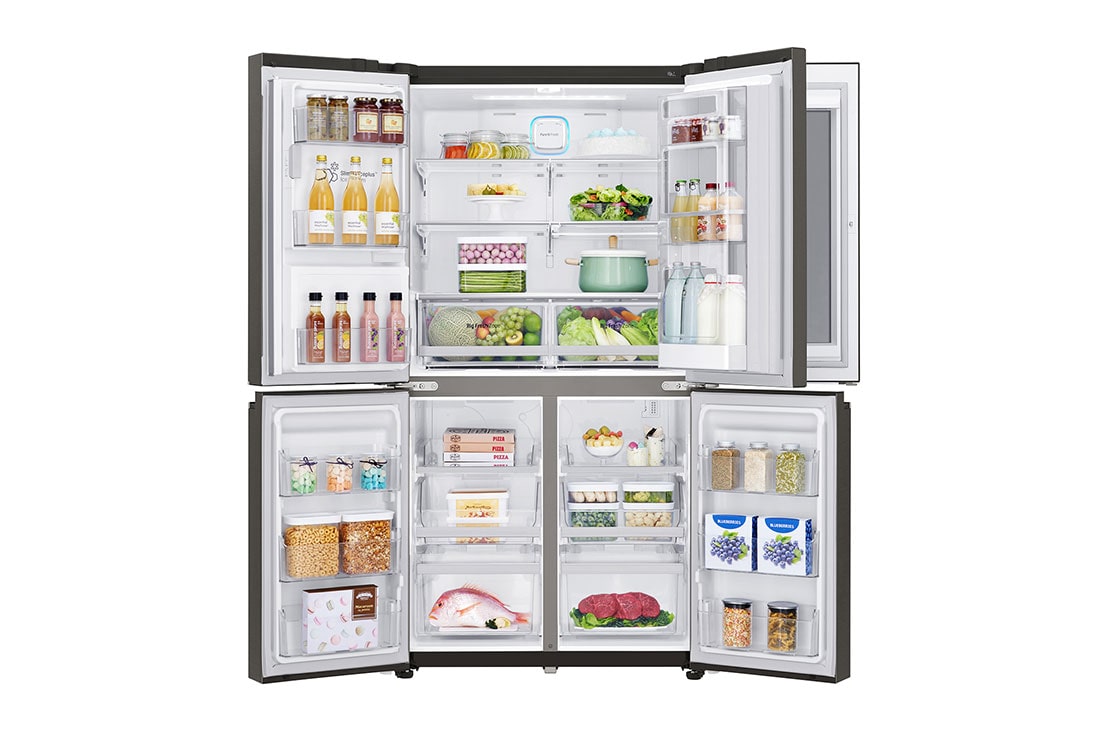 LG 571L No-Frost Multi Door InstaView Door-in-Door™ šaldytuvas, plotis 91,2cm, aukščio 179,7cm , GMX936SBHV, thumbnail 3