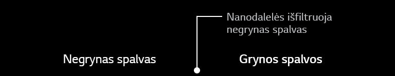 Grynos spalvos iš „NanoCell“2