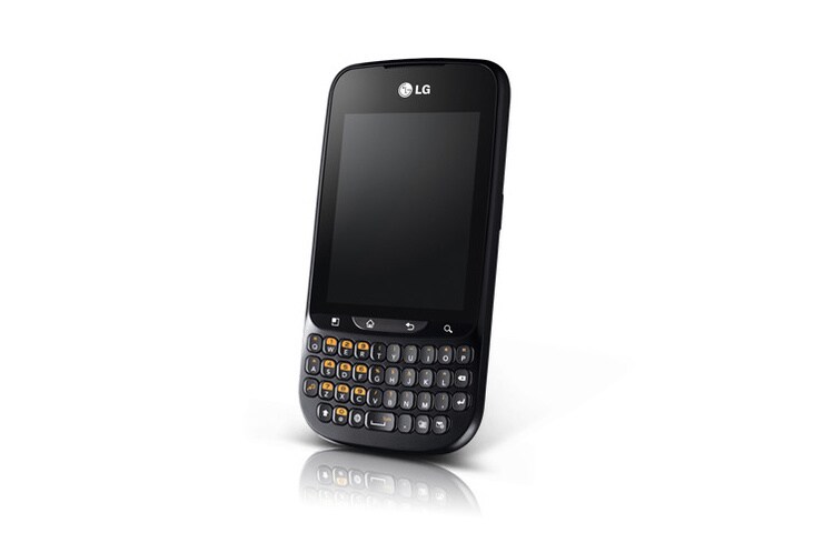 LG 2.8 colių ekranas, Anroid operacinė sistema, 800MHz procesorius, 3MP kamera, „LG Social+™“, „Qwerty“ klaviatūra, C660, thumbnail 2