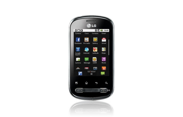 LG Parodykite kitiems, kas yra lyderis. Išreikškite save naujuoju LG išmaniuoju telefonu „Optimus Me“., P350