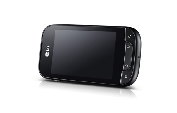 LG Itin plonas 11,7 mm „LG Optimus Net“ Android išmanusis telefonas su 800 MHz procesoriumi ir kokybišku 3 MP fotoaparatu., P690, thumbnail 6