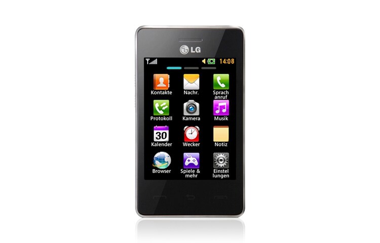LG Naudodamiesi lengvu ir moderniu LG-T385, rasite būtent tai, ko reikia, ir nieko daugiau., T385