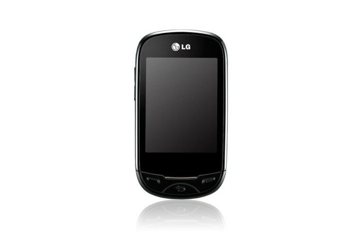 LG 2.8 colių ekranas, „Wi-Fi“, plonas ir kompaktiškas dizainas, socialiniai tinklai, sinchronizavimas su kompiuteriu, T505