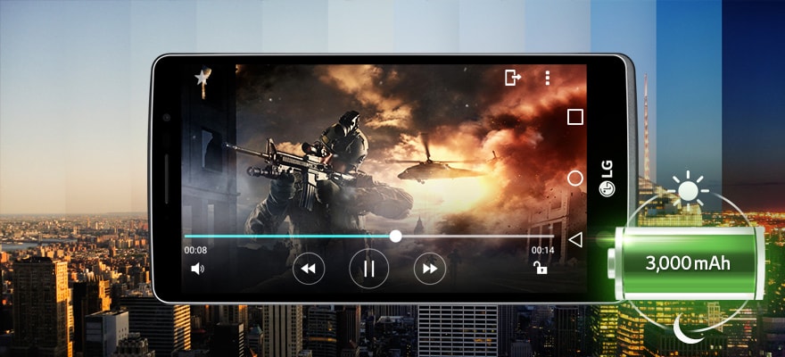 Išskirtinė 3 000 mAh baterija