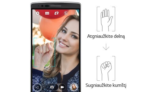 „Gesture Shot ir „Gesture View