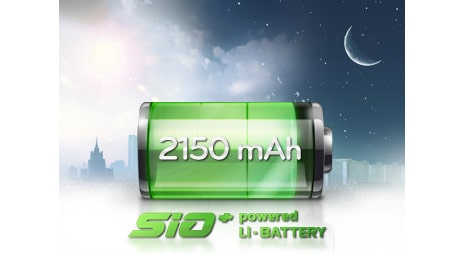 2150 mAh SiO+ akumuliatorius