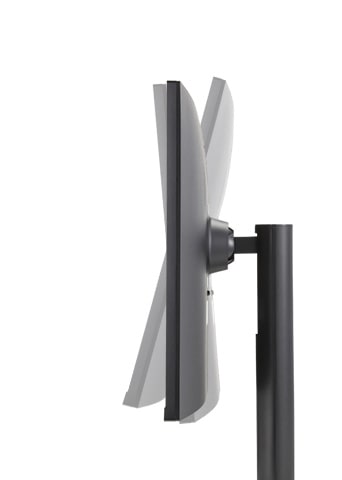 Monitor, mis võimaldab kalde reguleerimist.	