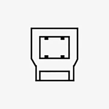 USB 3.0 „Upstream“ piktograma