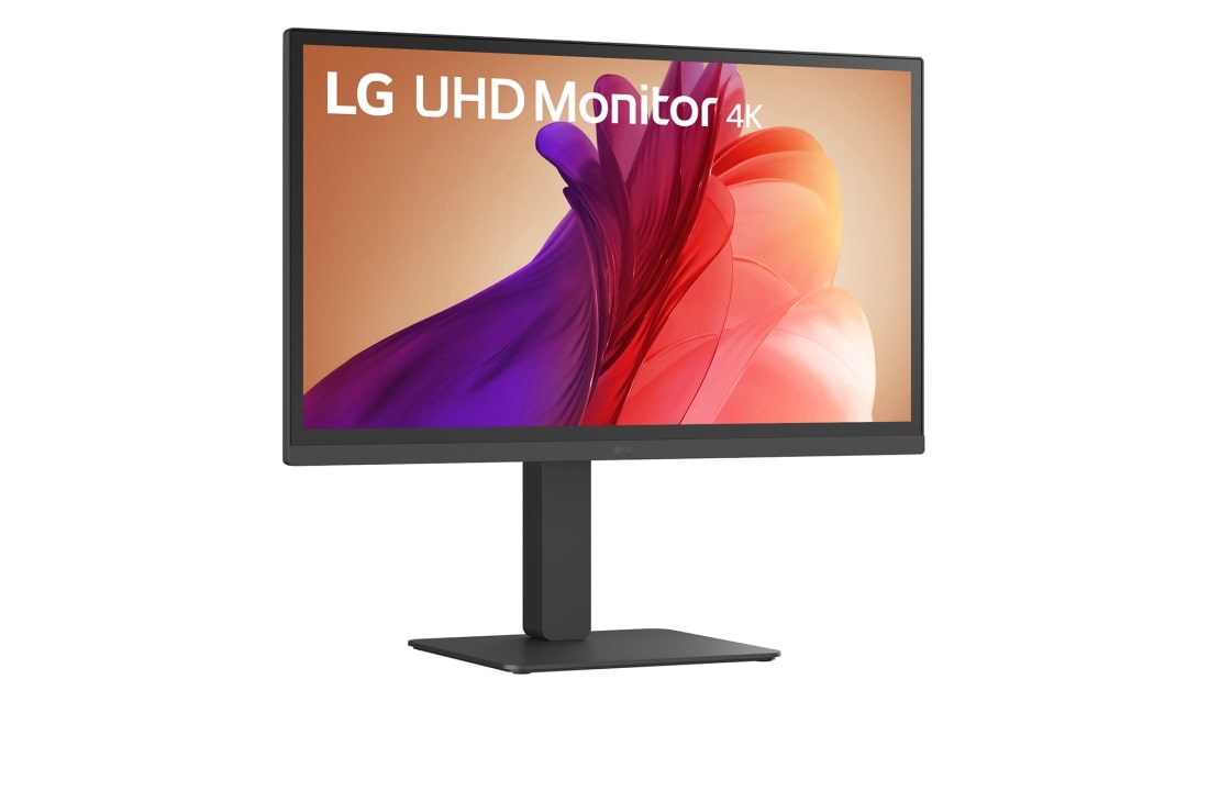 LG 27&nbsp;in UltraFine 4K UHD IPS monitorius, –15 laipsnių vaizdas iš šono, 27BA45U-B, thumbnail 3
