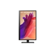LG 27&nbsp;in UltraFine 4K UHD IPS monitorius, vaizdas iš priekio pavertus, 27BA45U-B, thumbnail 5