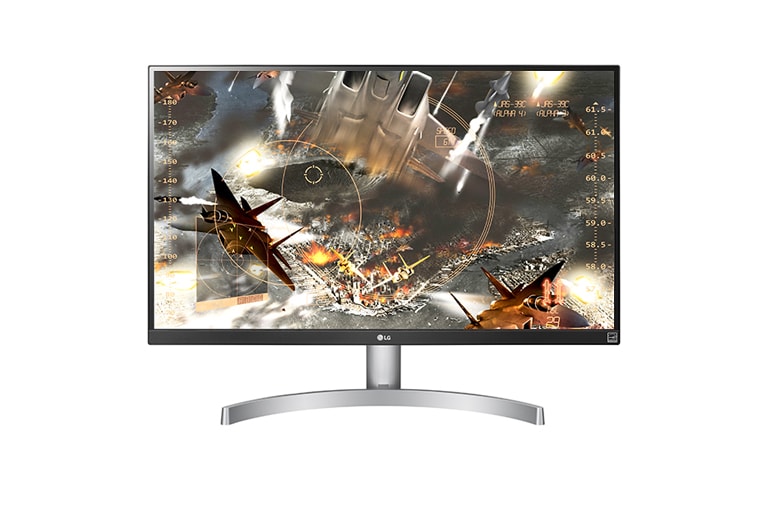 LG 27 colių UHD 4K monitorius, 27UK600-W, thumbnail 1