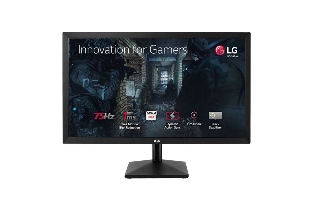 LG 24'' ekranas žaidimų entuziastų (įstrižaines 23.8''), 24MK400H-B