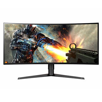 34 col. Žaidėjų monitoriai su „Gsync“ technologija"1