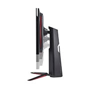 LG 27 colių UltraGear™ monitorius žaidimams, vaizdas iš šono reguliuojant aukštį keliant, 27GN950-B, thumbnail 14