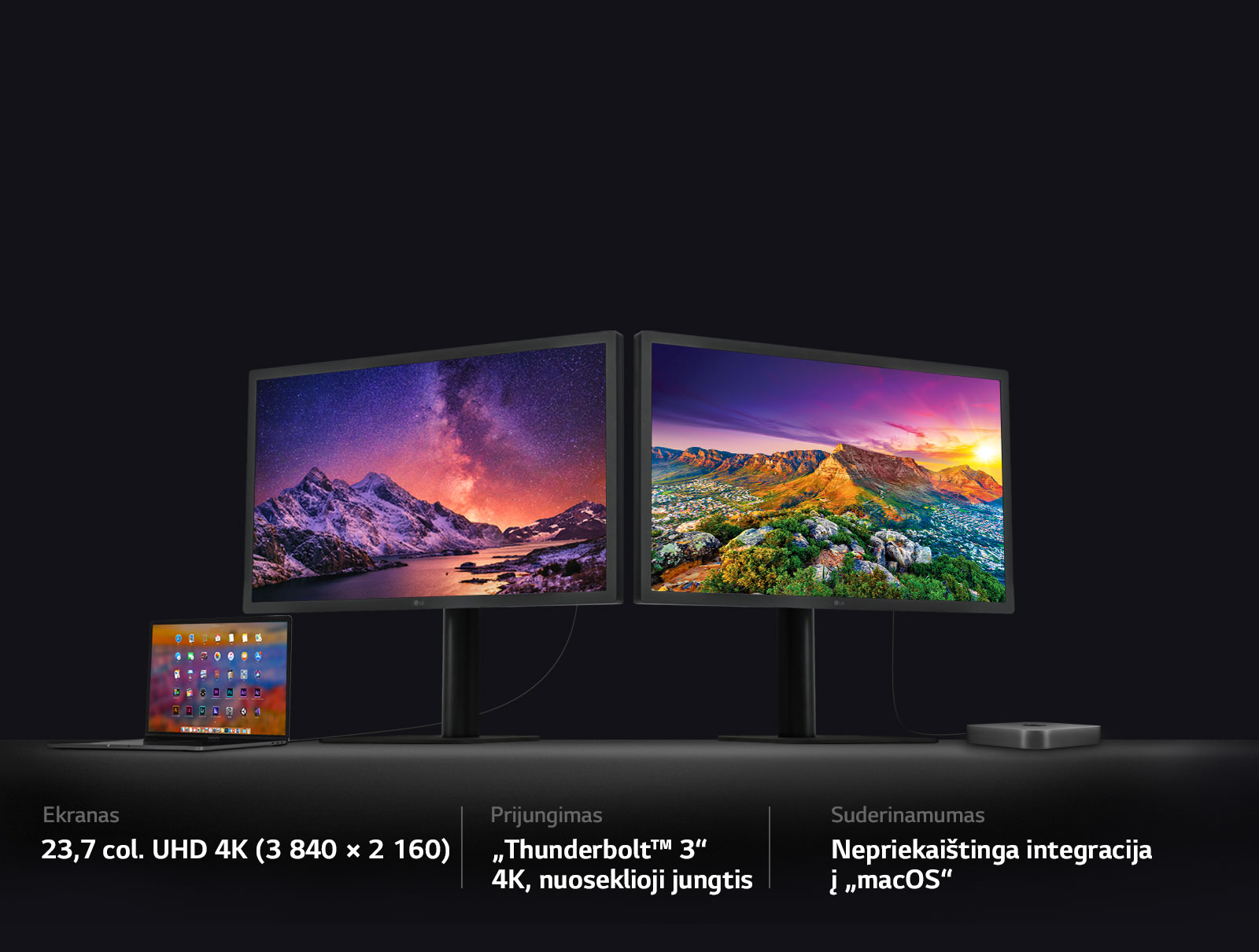 Puikus „Mac“ palydovas