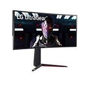 LG 34 colių UltraGear™ monitorius žaidimams, vaizdas +15 laipsnių iš šono, 34GN850-B, thumbnail 3