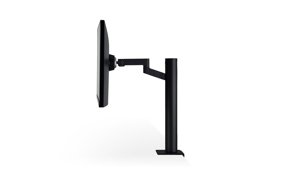 LG 27 colių Ergo LED monitorius, Vaizdas iš šono, nuleistas, 27QN880-B, thumbnail 5