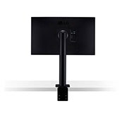 LG 27 colių Ergo LED monitorius, Vaizdas iš galo, monitoriaus petys centre, 27QN880-B, thumbnail 11