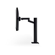 LG 27 colių Ergo LED monitorius, Vaizdas iš šono, nuleistas, 27QN880-B, thumbnail 5