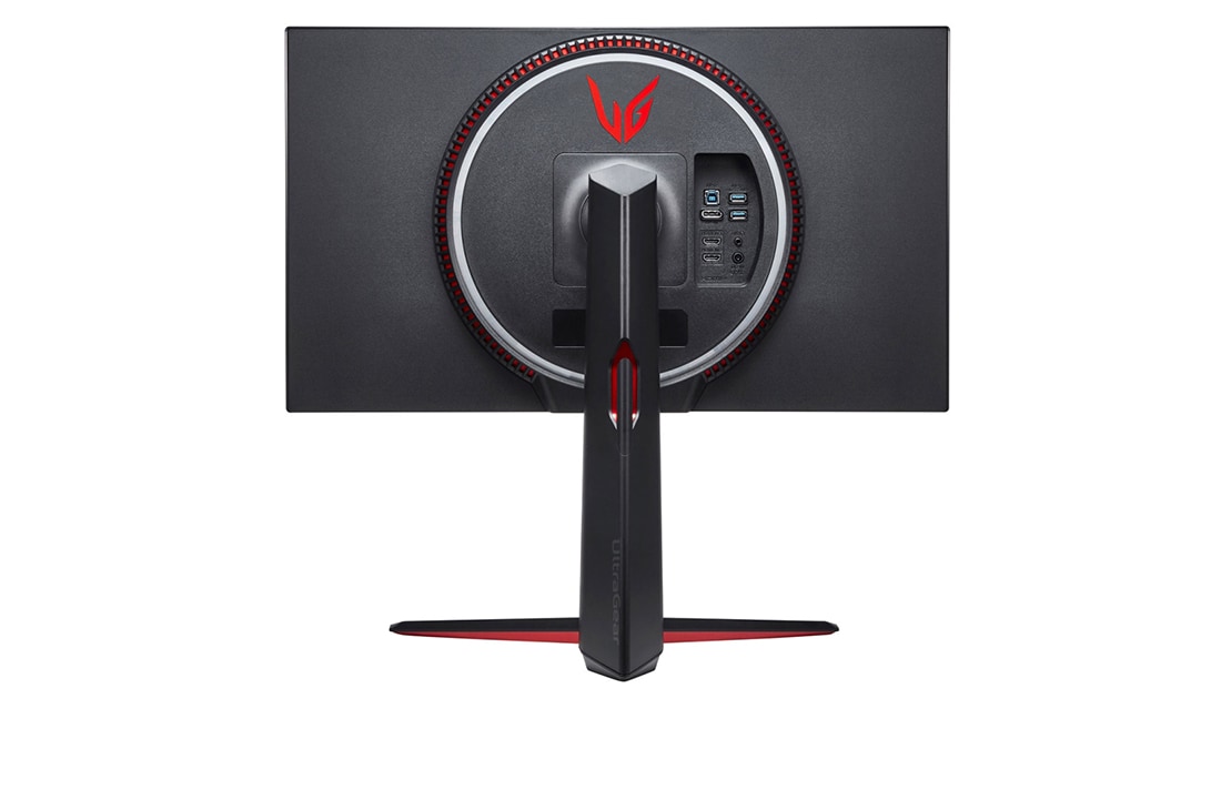 LG 27 colių UltraGear™ monitorius žaidimams, vaizdas iš galo su balta ir raudona „Sphere Lighting 2.0“, 27GN750-B, thumbnail 5