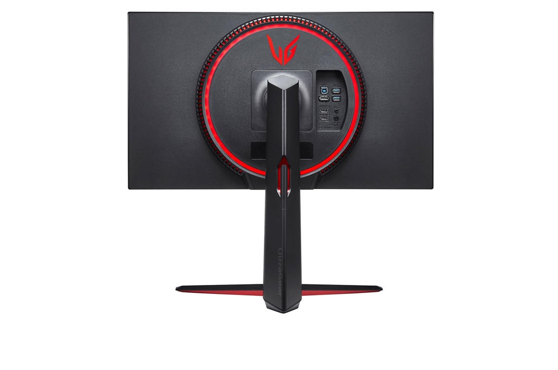 LG 27 colių UltraGear™ monitorius žaidimams, vaizdas iš galo su raudona „Sphere Lighting 2.0“, 27GN750-B, thumbnail 7