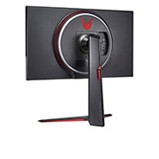 LG 27 colių UltraGear™ monitorius žaidimams, 1 perspektyvinis vaizdas iš galo su balta ir raudona „Sphere Lighting 2.0“, 27GN750-B, thumbnail 8