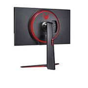 LG 27 colių UltraGear™ monitorius žaidimams, 3 perspektyvinis vaizdas iš galo su raudona „Sphere Lighting 2.0“, 27GN750-B, thumbnail 10