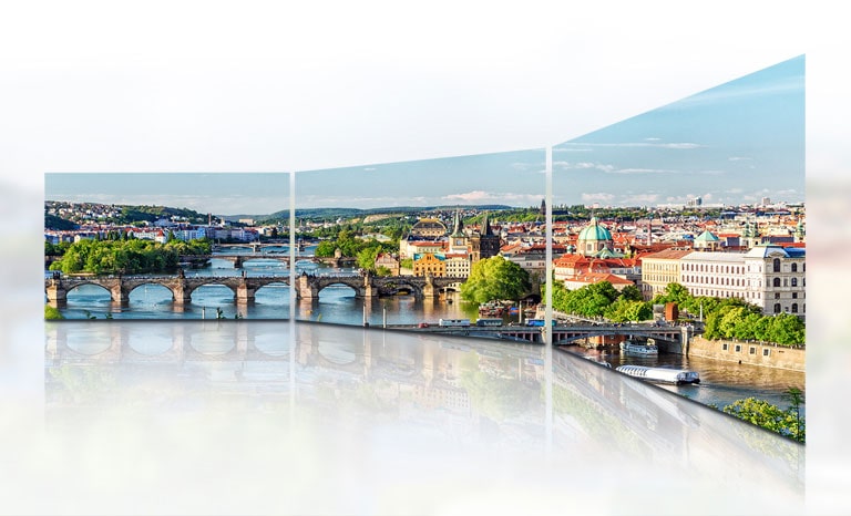 Mėgaukitės ryškiu vaizdu žiūrint plačiu kampu