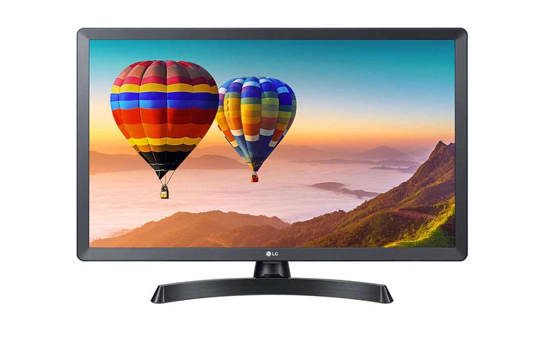 LG 27,5 col. „HD Ready LED TV“ plataus peržiūros kampo monitorius, vaizdas iš priekio, 28TN515V-PZ