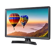 LG 23,6'' HD saderīgs LED viedais monitors, sānu skats +15 grādu leņķī, 24TN510S-PZ, thumbnail 2
