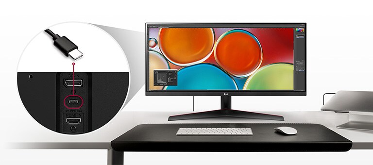 Lengvas prijungimas naudojant „USB „Type-C™“