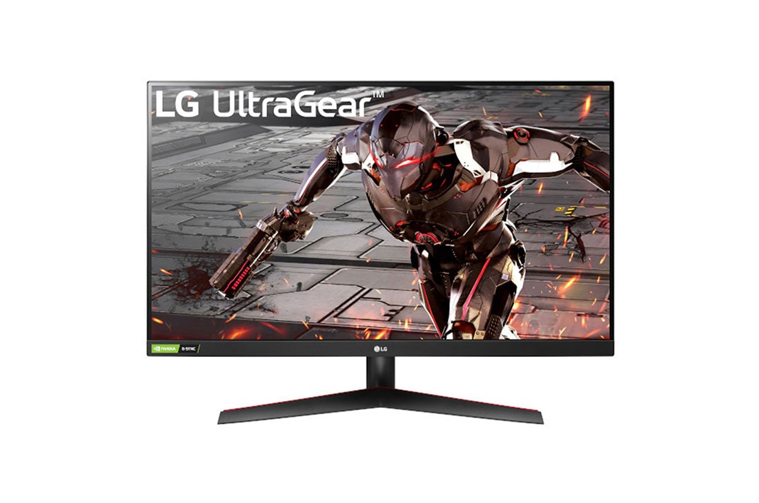 LG 32 colių UltraGear™ monitorius žaidimams, vaizdas iš priekio, 32GN500-B