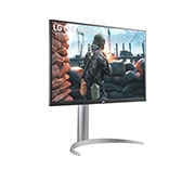 LG 27 colių UHD 4K IPS monitorius, perspektyvinis vaizdas, 27UP650-W, thumbnail 4