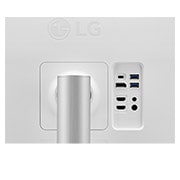 LG 27 colių UHD 4K IPS monitorius, Prievadų vaizdas stambiu planu, 27UP850-W, thumbnail 7