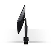 LG 27 colių Ergo IPS monitorius, kairiojo šono perspektyvinis vaizdas iš užpakalio, 27UN880-B, thumbnail 11