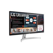 LG 24 colių UltraWide™ monitorius, perspektyvinis vaizdas, 29WN600-W, thumbnail 4