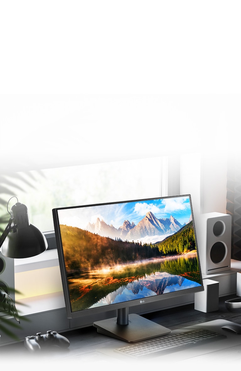LG IPS „Full HD“ ekranas: Tikrosios spalvos dideliu kampu.