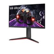 LG 24 colių UltraGear™ monitorius žaidimams, vaizdas -15 laipsnių iš šono, 24GN650-B, thumbnail 2
