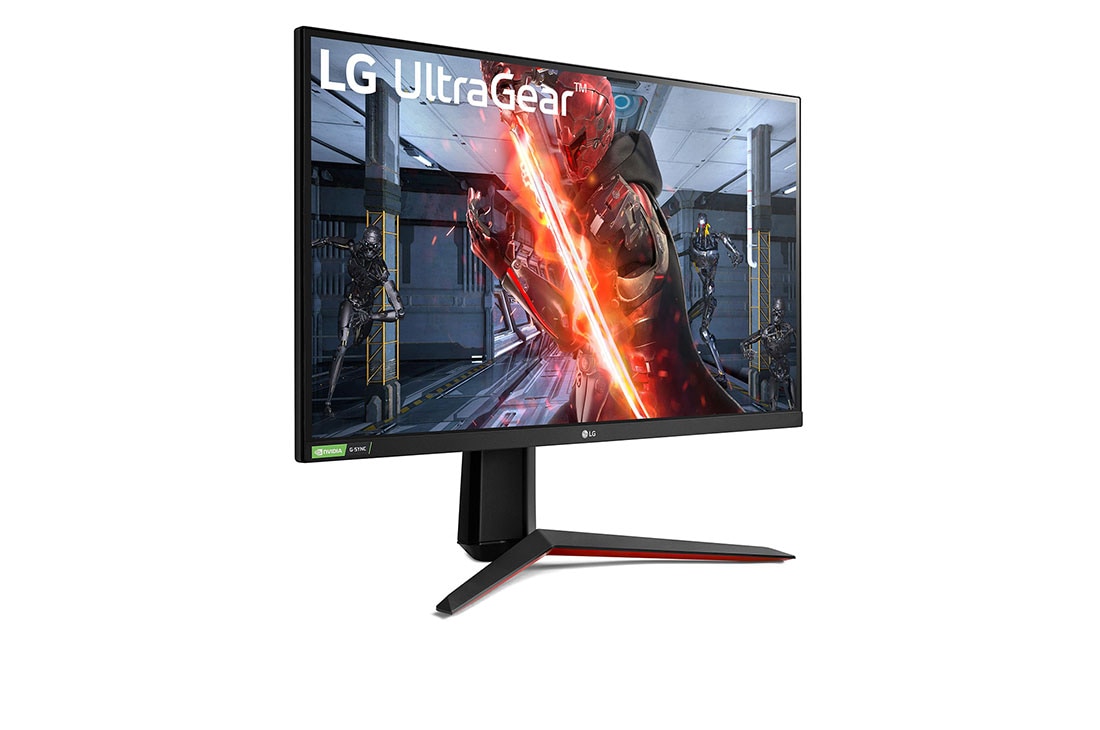 LG 27 colių UltraGear™ monitorius žaidimams, perspektyvinis vaizdas, 27GN850-B, thumbnail 4